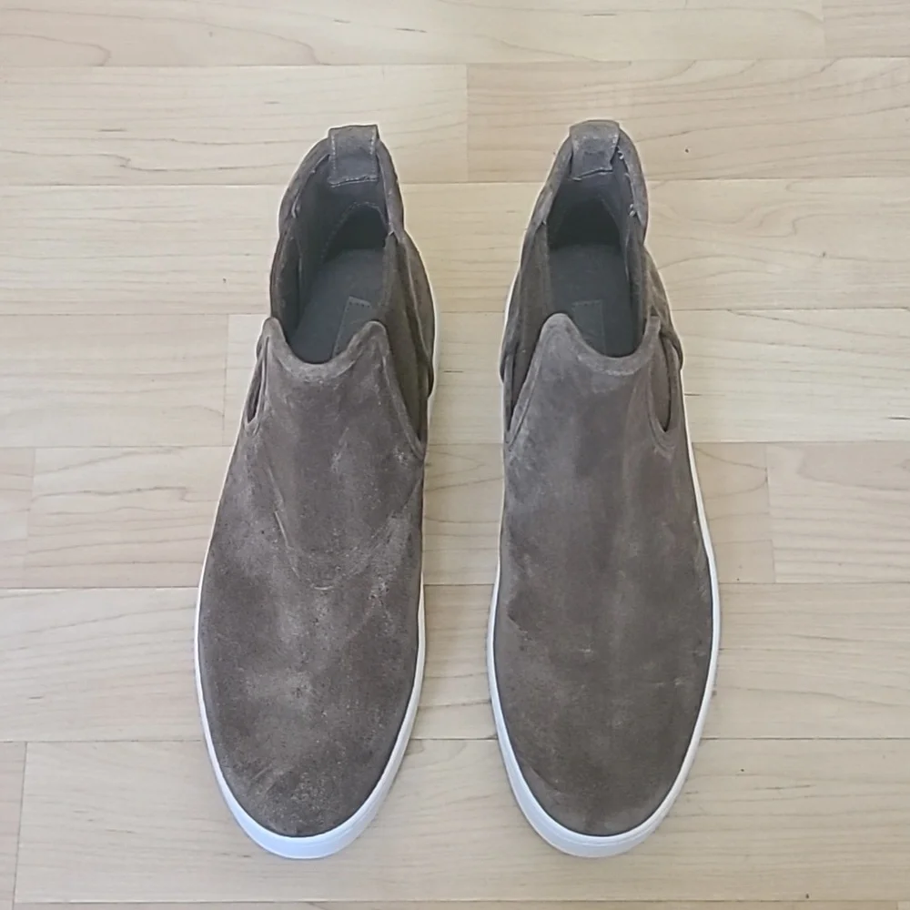 VINCE (NEW) Warren Chelsea Slip-on Platform Suede Boots, Size EU 36.5/ US6.5 - Picture 3 of 10